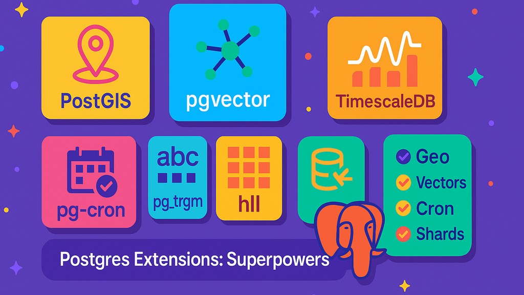 10 extensões do Postgres que parecem superpoderes