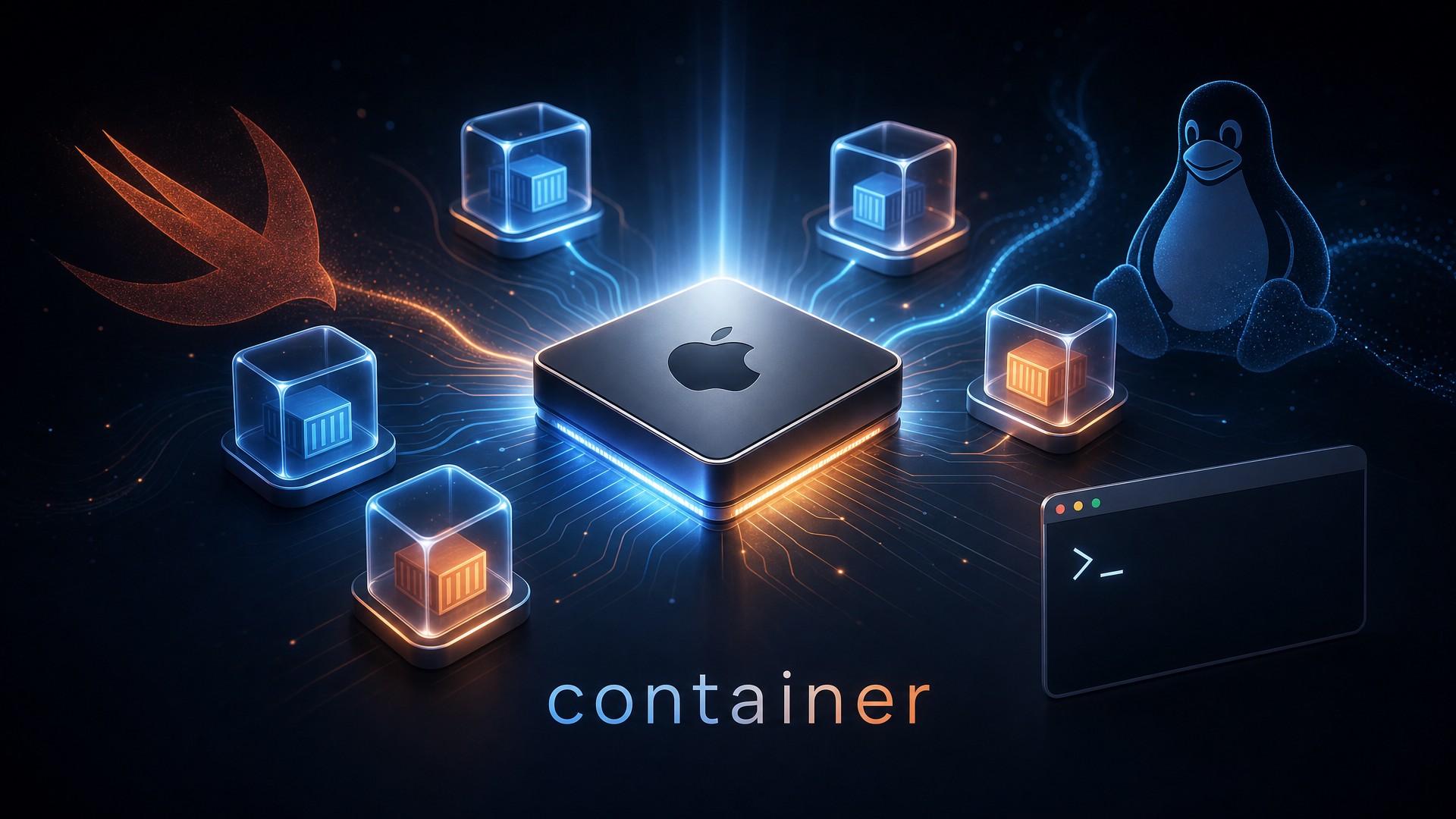 Apple container 1.0 chegou: containers Linux nativos no Mac (Apple Silicon), em Swift e open source