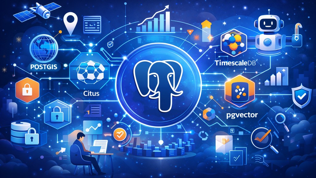 Cheat Sheet Definitivo com Todas as Extensões PostgreSQL para Produção, Performance e Escalabilidade