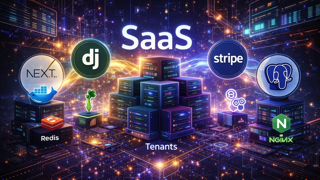 Como Construir um SaaS Pronto para Produção com Next.js, Django, Stripe e Multi-Tenancy no PostgreSQL