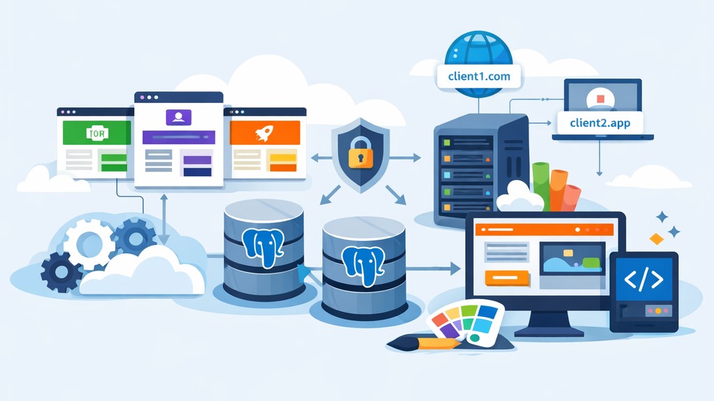 Como Construir um SaaS White-Label Escalável em Django com Isolamento Real de Dados e Branding em Tempo Real