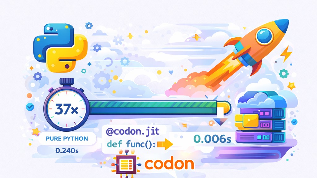 E Se Você Pudesse Deixar Python Até 37× Mais Rápido com Apenas Uma Linha de Código?