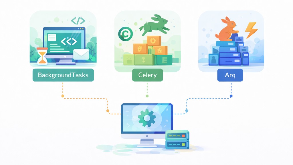 FastAPI Background Tasks, Celery ou Arq: Como Escolher o Motor Assíncrono Certo para Seu Backend
