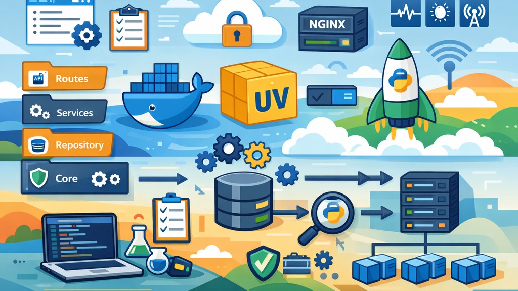 FastAPI em Produção com Docker e UV: Arquitetura Senior, Padrões Escaláveis e Boas Práticas em 2026