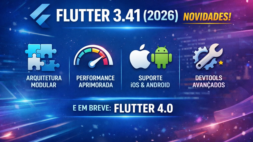 Flutter 3.41 2026 novidades e melhorias no desenvolvimento mobile multiplataforma com alta performance