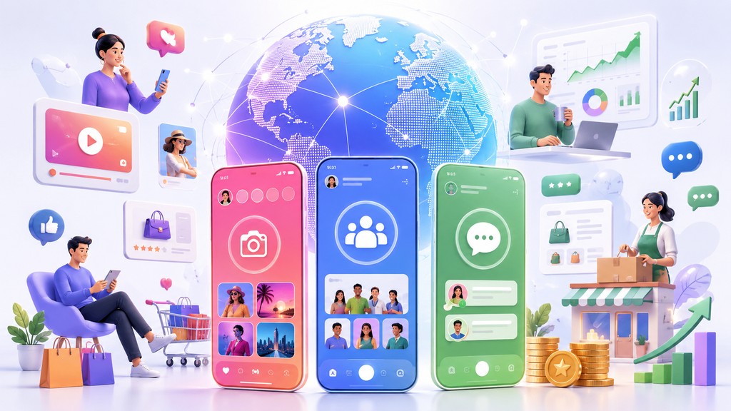 Mais de 6 Bilhões de Pessoas Estão na Internet: Como Instagram, Facebook e WhatsApp Viraram Máquinas de Atenção, Vendas e Monetização