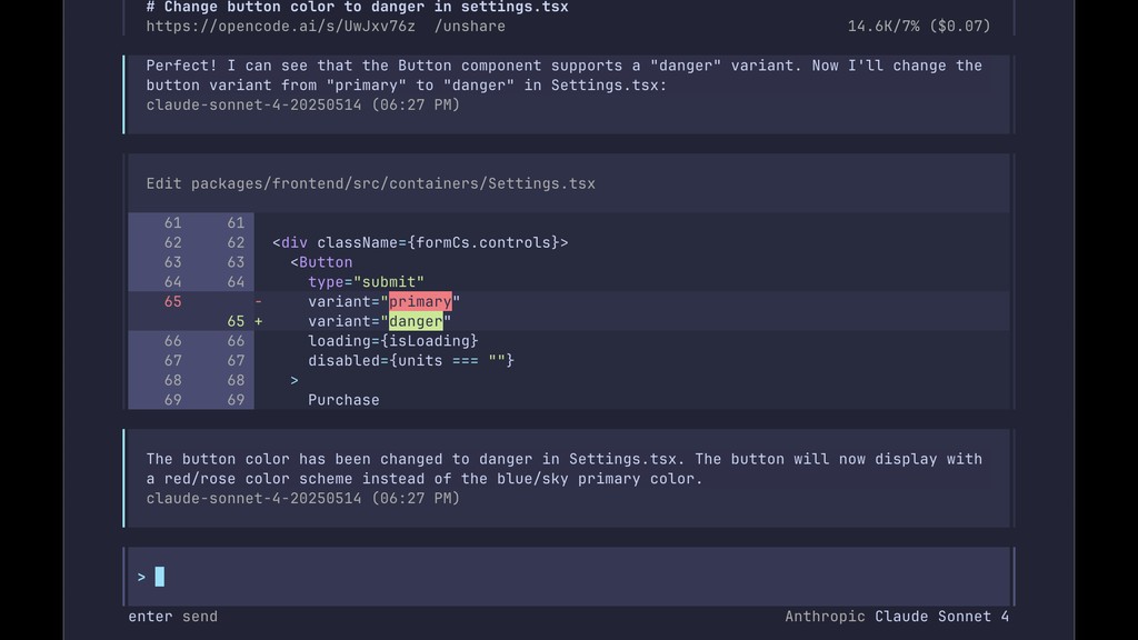 OpenCode - Outra ferramenta grátis para competir com Claude Code