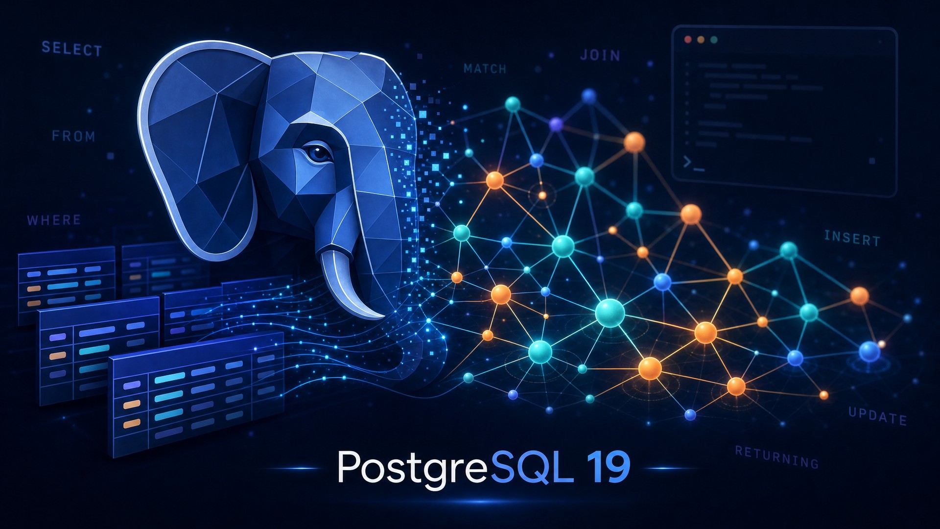 PostgreSQL 19: consultas de grafo nativas com SQL/PGQ — sem precisar de um novo banco